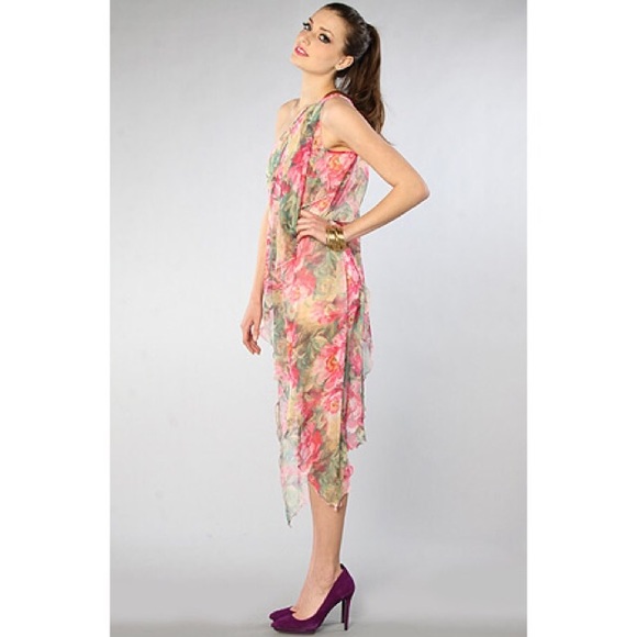 Unif Slant Drape Dress - Picture 3 of 8